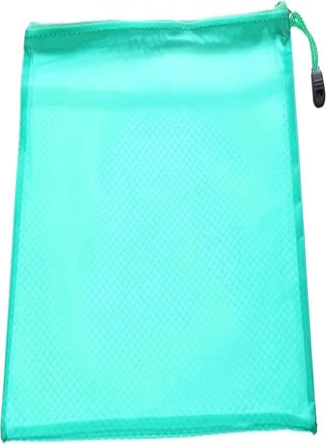 Micro B5 File with Zipper- Green